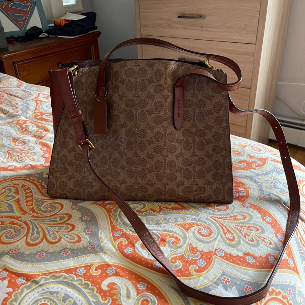 Coach over the shoulder tote